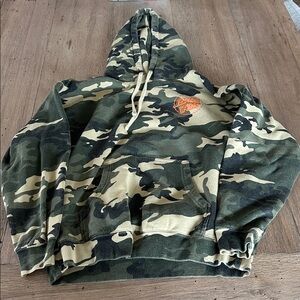 Santa Cruz Men’s Camo Hooded Sweatshirt